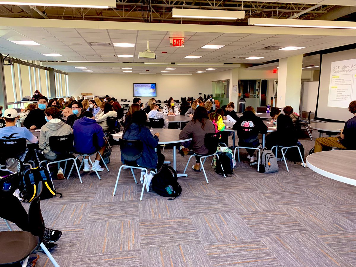 Another packed house for our Unit 3 review session today!! AP World Students putting in the work!