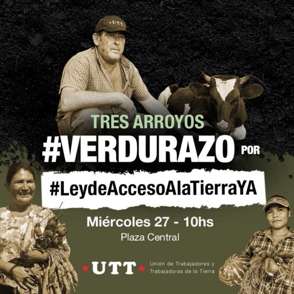 Mañana habrá un “Verdurazo” para pedir por la Ley de Acceso a la Tierra lu24.com.ar/manana-habra-u…