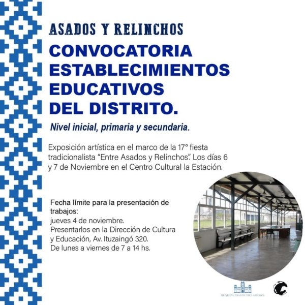 Convocan a establecimientos educativos a participar del Mes de la Tradición lu24.com.ar/convocan-a-est…