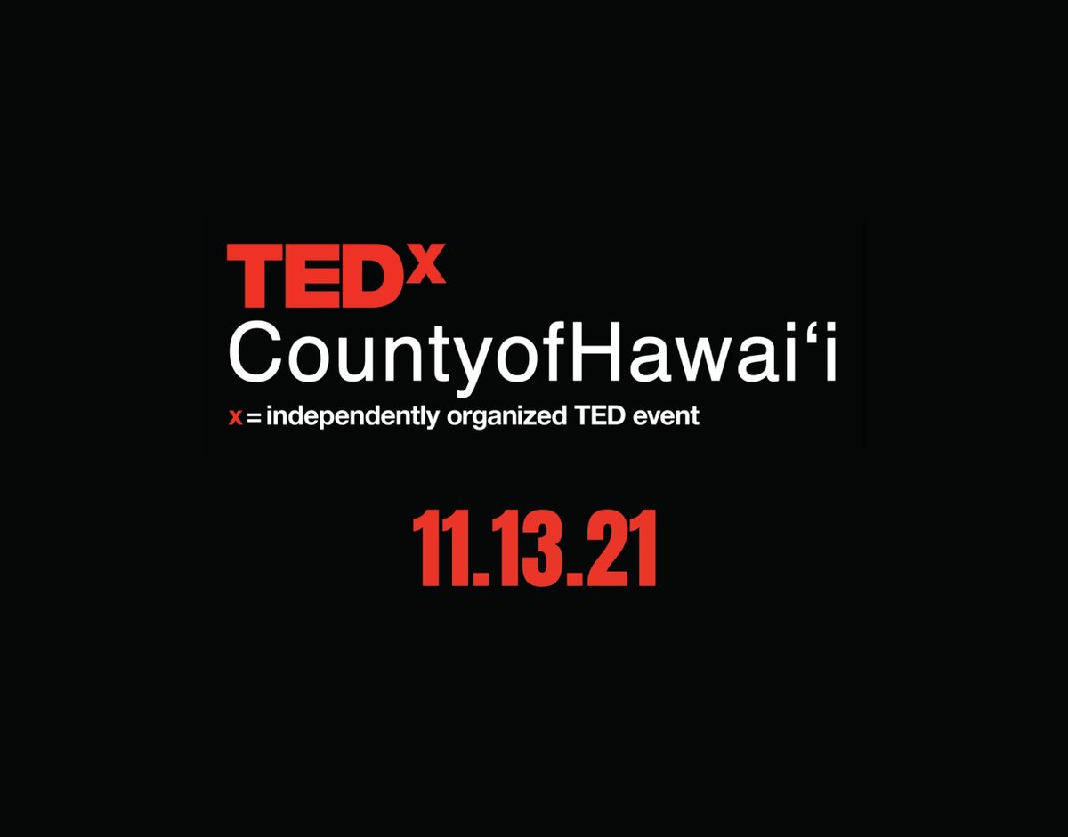 We can't wait to take part in this FREE upcoming livestreamed event!
💪💪💪
Learn more &amp; register here: tedxcountyofhawaii.com
#tedxcountyofhawaii #localinsightsgrowglobalsolutions #jointhecountdown #wecanchangeclimatechange #sustainabletourism #responsibletourism