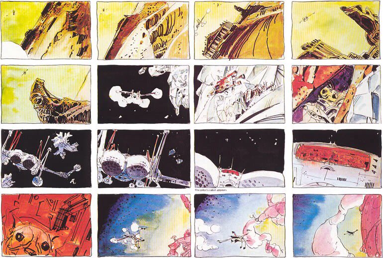 Obsessed w the storyboards for Jodorowsky's dune by Moebius 