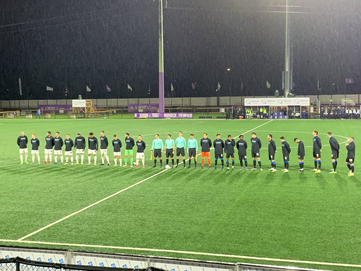 ⁦<a href="/Pacificfccpl/">Pacific FC</a>⁩ gets set to take in the Eddies in perfect west coast weather! #fortheisle