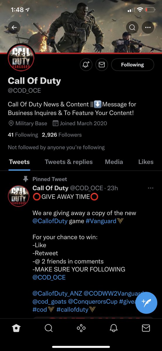 evxpy's tweet photo. @COD_OCE @impulsegrenades @CallofDuty @CallofDuty_ANZ @CODWW2Vanguard @cod_goats @ConquerorsCup @featurres @mattaalol https://t.co/0pr76Uz607