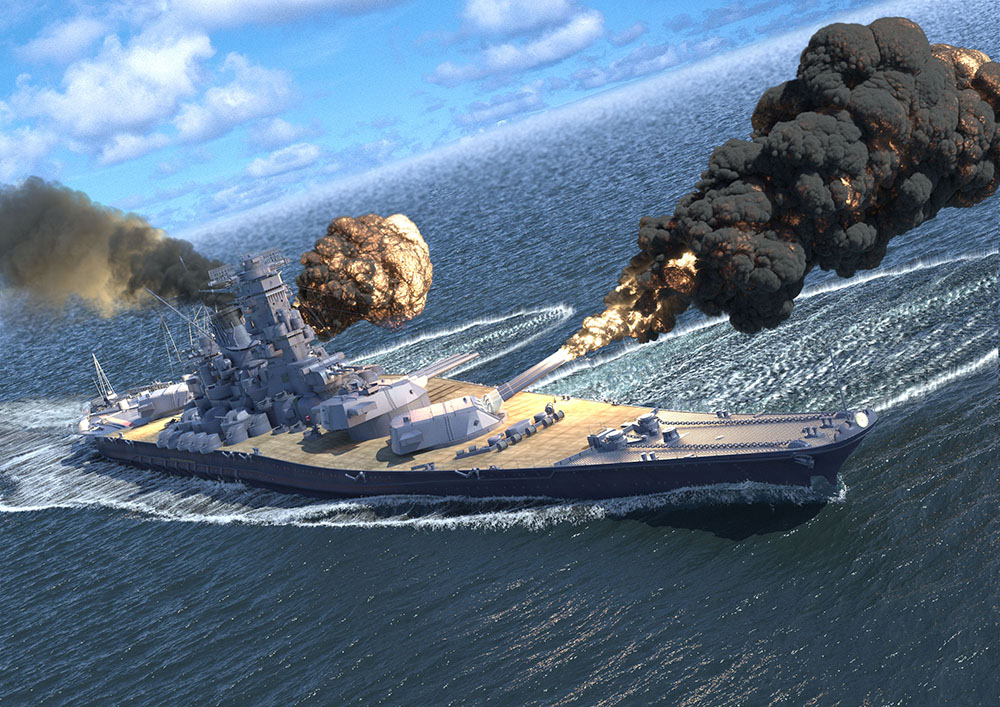 zozi009's tweet image. どかーん。
#zozi艦隊
#VRay #PhoenixFD #3DSMax