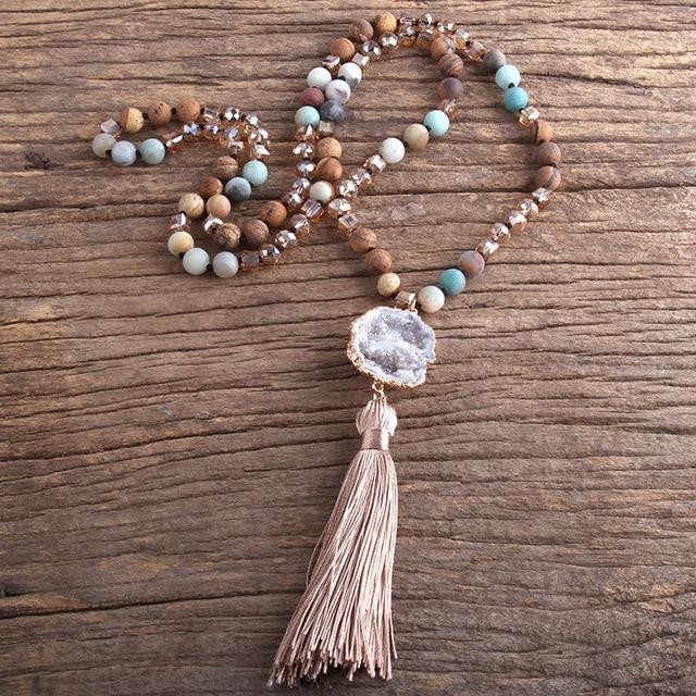 MysticBeReady's tweet photo. Reach the maximum level of relaxation with the help of our Druzy Stone Tassel Necklaces!

 IG: @mystic__elephant

#druzynecklace #druzycrystal #naturalstone #stone #chakrahealing #spiritualhealing #healingcrystals #chakrasystem #soulhealing #energyhealing #chakrabalancing https://t.co/dXqb0wrIH3