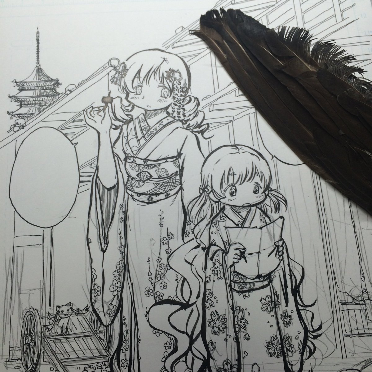 関西合同の頃(5年前)とだいぶ絵柄変わりましたねわたし… 