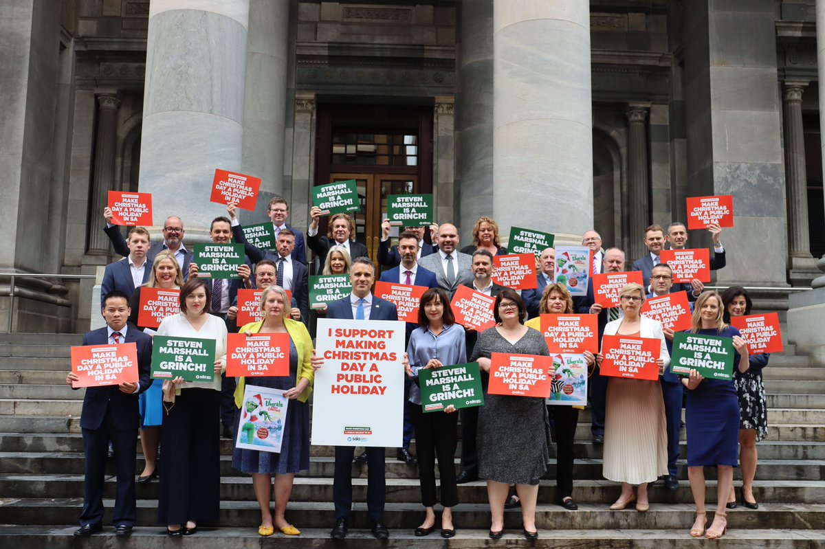 We support making Christmas Day a public holiday.