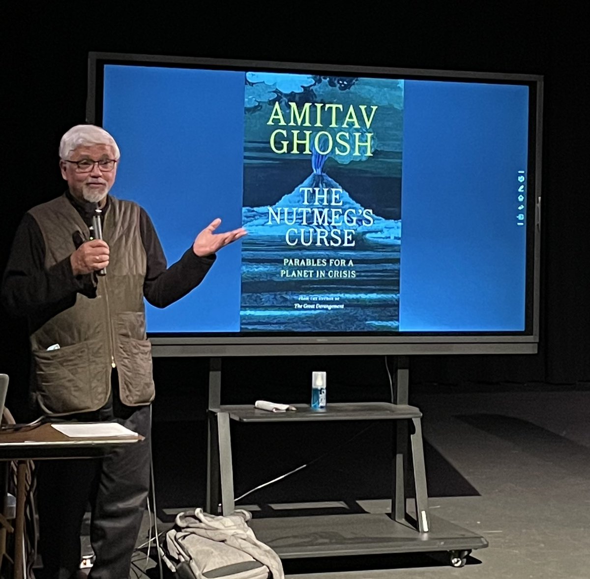 Such a treat to hear from world renowned novelist and essayist - Dr. Amitav Ghosh as part of <a href="/weberstatearts/">Weber State Arts</a> Hurst Artist in Residence program - great opportunity for <a href="/weberstate/">Weber State Athletics</a> students to interact with internationally recognIzed scholars.  Thank you <a href="/GhoshAmitav/">Amitav Ghosh</a> for visiting!