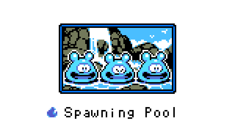 adamjmarin's tweet image. #octobit Day 27: Spawning Pool 💧
