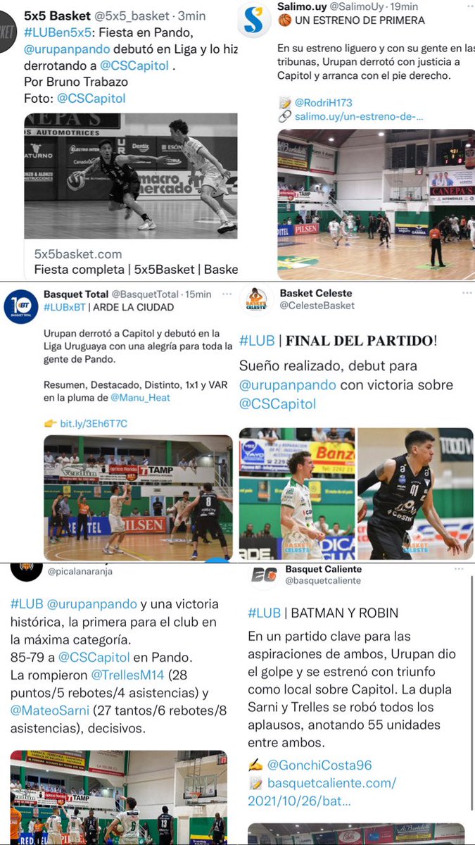 NicoDeLeonOrue's tweet photo. Que se siga conociendo a Urupan en todo el Uruguay, que la gente se siga molestando porque televisan a la verde, hoy conocieron algo nuevo. URUPAN, único representante de Canelones en la Liga “Uruguaya” de Básquetbol 🏀 Buenas noches 👋☘️ https://t.co/AARPm12AdD