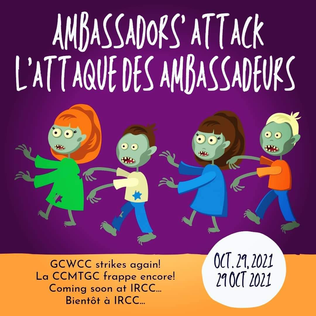 CathyCharron2's tweet photo. When we think it's over... But it's not! IRCC's GCWCC Ambassadors strikes back, and organising fun activities throughout the department on October 29! Encourage them and celebrate their hard work and devoting to this year's campaign at IRCC! @hdfcode
@FraserValentin4
 #irccgives https://t.co/5daPnydHjo