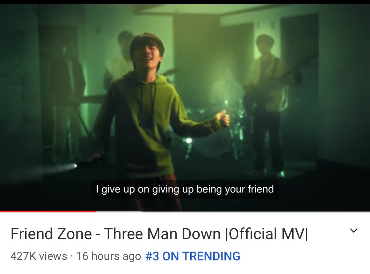 halldrunkface's tweet photo. #3 on Trending YouTube
#FriendZoneTMD #ThreeManDown https://t.co/KiUrGJQFHl