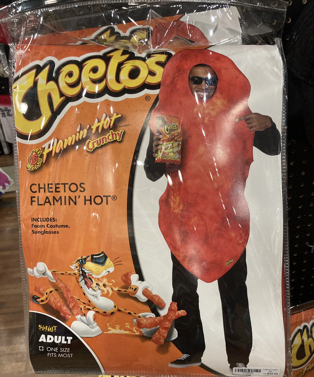 if you want to be Flamin Hot Cheetos for Halloween, you have not one but tw...