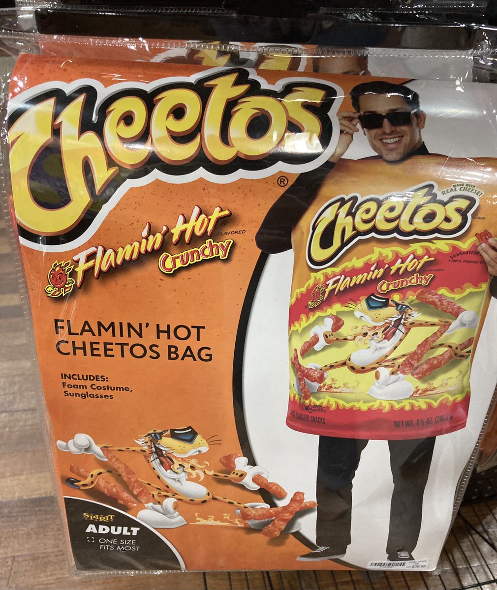 be Flamin Hot Cheetos for Halloween, you have not one but two options (bag ...