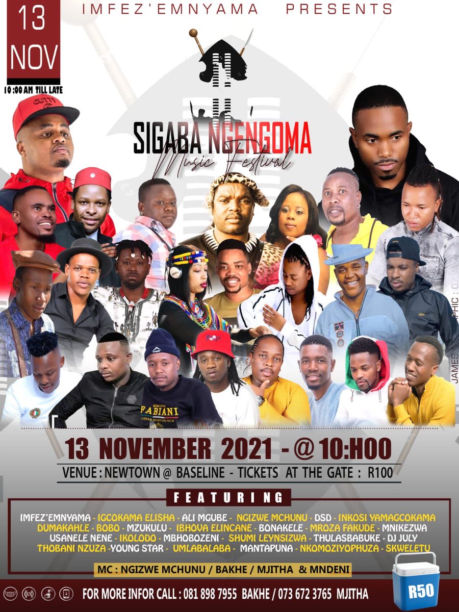 Siyazigabela nje ngomculo asnankinga fika uzobona ubumnandi bengoma 13 November