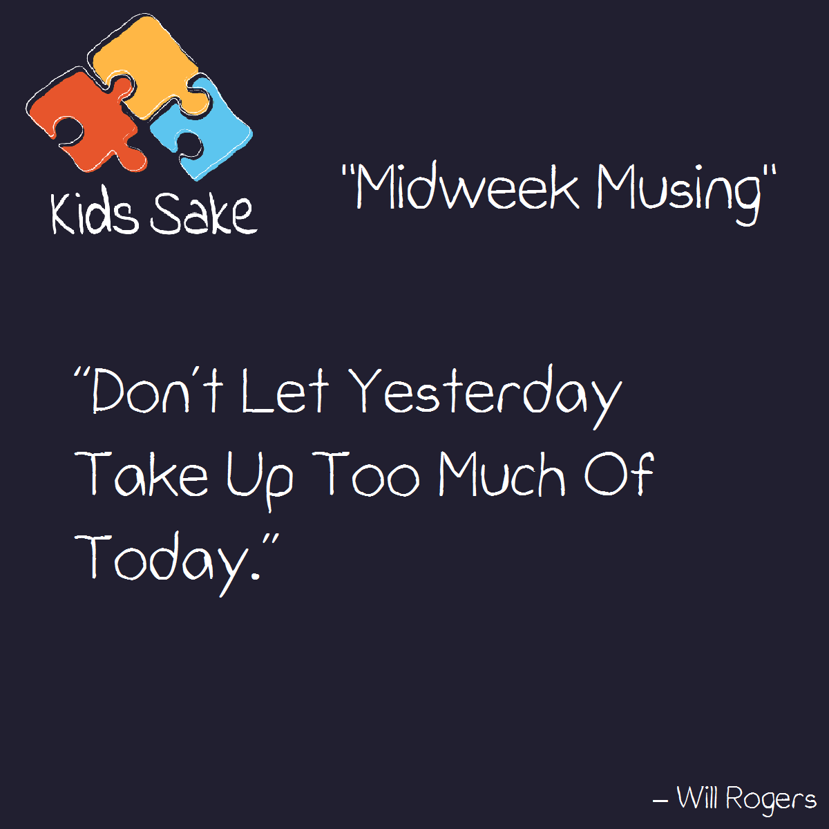 KidsSake_PBE's tweet photo. Today, we remind you to always look forward, never back https://t.co/0HGGTH8gQB