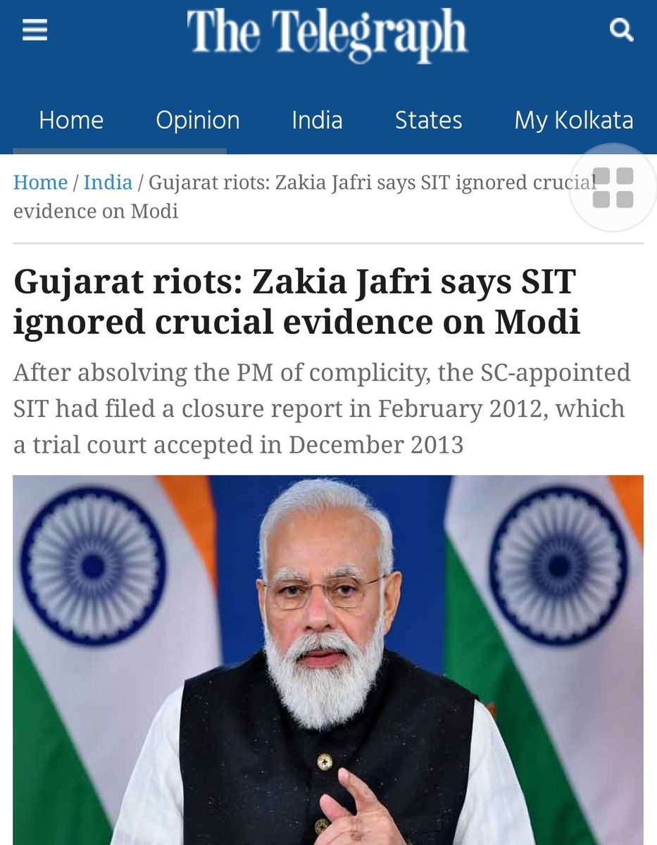 News: SIT ignored crucial evidence on Motiji.
After reading the news, 

Me to Peacock bhakt: Count from 2000. Increment by 1.

PB; 2000, 2001, 2003, 2004,....

Me: You missed 2002 dude.

PB: $_#:^*$:&*. Rahul Gandhi is Italian. He goes to Bangkok. We trust Motiji. He is great. https://t.co/Vy6UgYKAcr