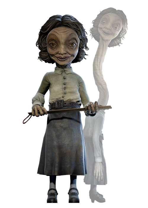 npc_daily's tweet photo. > Wassup back at it again--
>Today's spooky NPC of the day is The Teacher from The Little Nightmares!!

> CW: body horror https://t.co/fSTQdp8N0U