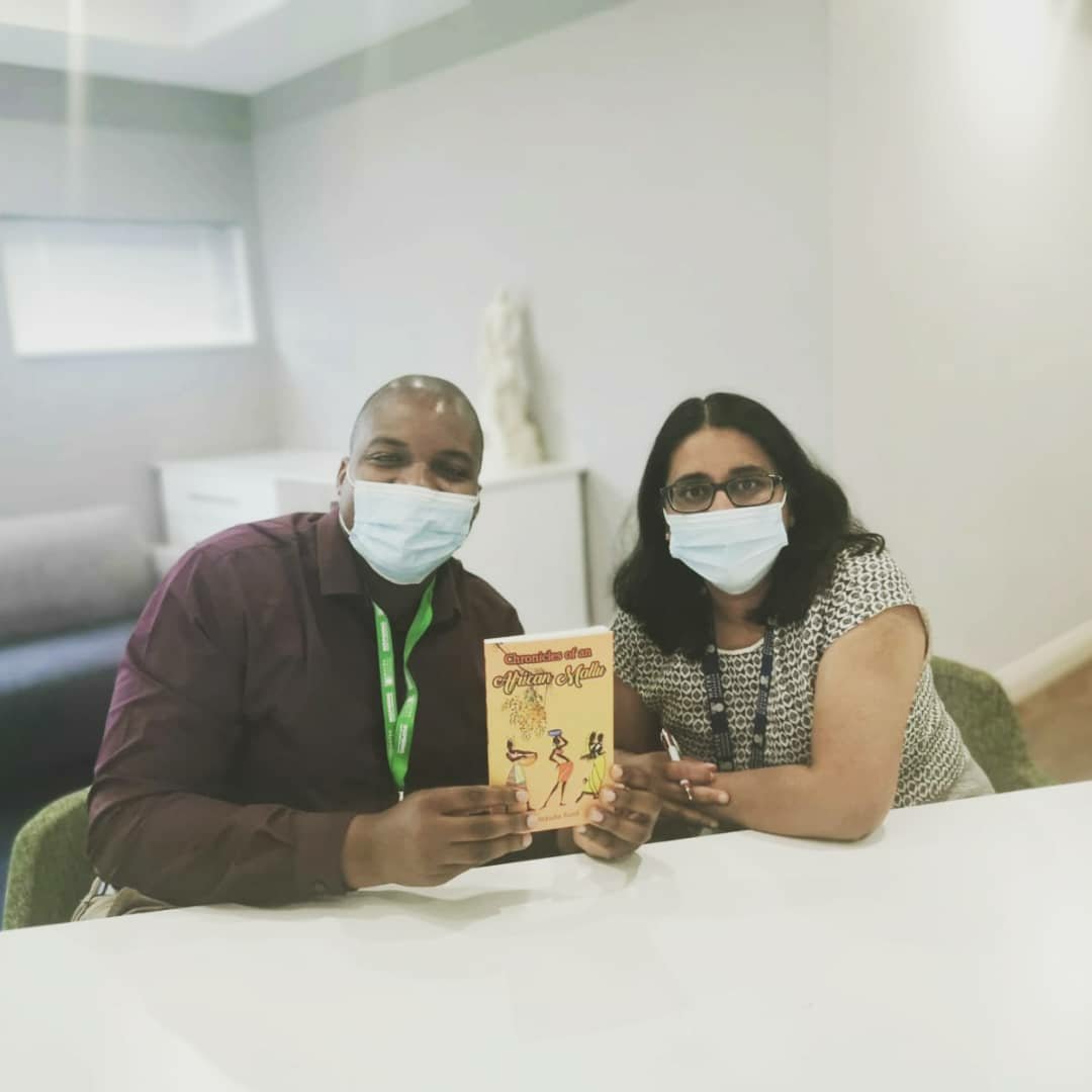 A signed copy of my book for this young man. Grateful for all the positive feedback received thus far #chroniclesofanafricanmallu