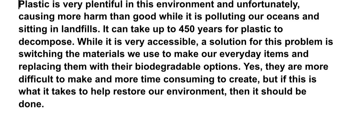 Press release- We need to save our environment!
