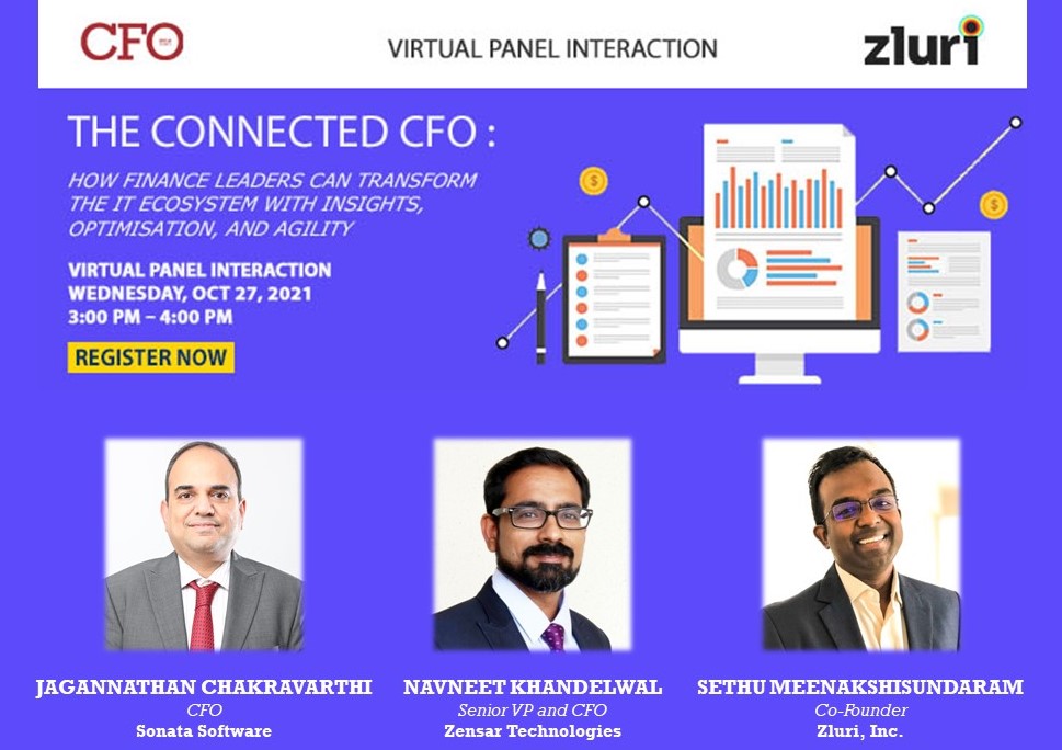 How can finance leaders transform the IT ecosystem with insights, optimisation and agility? Join our speakers in an interactive session to know how, today, 27th October from 3 to 4PM. Please click here lnkd.in/ezS33U2v to register now!

<a href="/msethu/">Sethu</a> <a href="/zluri_hq/">Zluri</a> <a href="/itsritish/">Ritish Reddy</a>