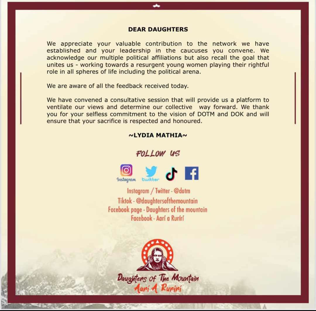 To our Dear Daughters, We SEE you.
#DOTM