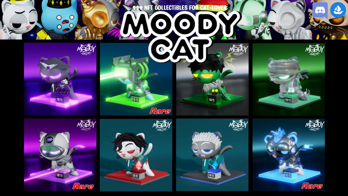8 moodycat wait for owner 🐱💕
Pls check moodycat collection✨
Join our discord : discord.gg/75ty4mx4
Grab them before our new drop 🙏🏻🥰

opensea.io/collection/moo…
__________________________
#NFTCommunity #nftcollector #nftthai #NFTTHAILAND #NFTartist #NFTdrop #NFTcollectibles