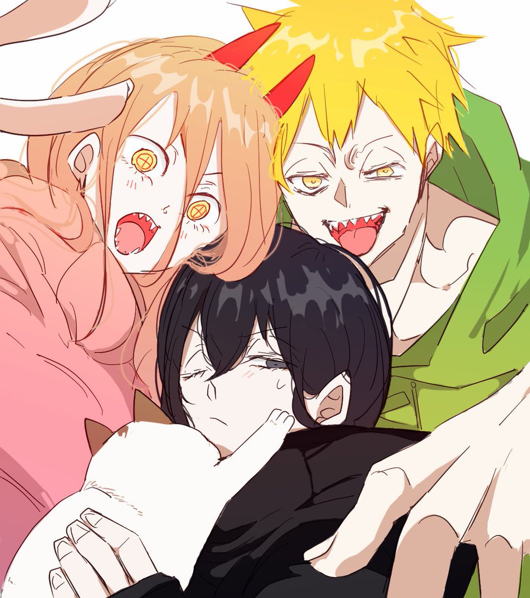 デンジ ,早川アキ ,パワー(チェンソーマン) 「早川家! 」|こなつ