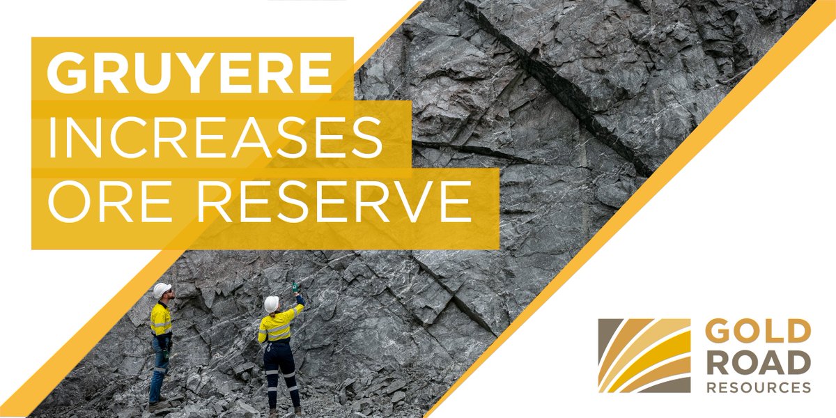 #GruyereJV Ore Reserve increases by 31% to 4.54Moz - further establishing Gruyere as a Tier One Gold Mine. Click to watch today's investor presentation 🎧 services.choruscall.com/mediaframe/web…  $GOR #gold #mining