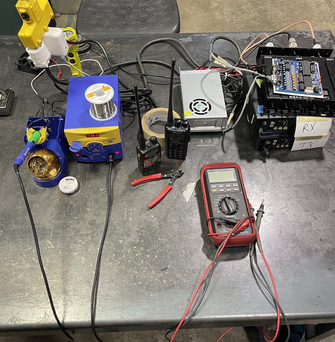 w2ymm's tweet photo. Working on a new project.  GMRS repeater.  WQWS860/R https://t.co/zNUsmq9diy