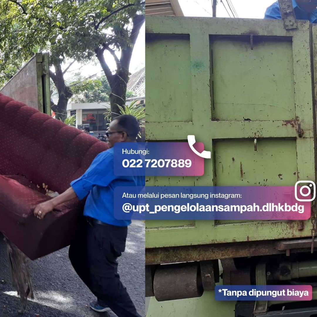 Teruntuk para warga

Layanan penjemputan sampah besar masih berlanjut. Sampah besar yang akan diangkut harus sudah sesuai syarat:

Warga Dago &amp; sekitarnya dapat menghubungi nomor (022)-7207889 / DM ke Instagram @upt_pengelolaansampah.dlhkbdg

TIDAK DIPUNGUT BIAYA 🤗