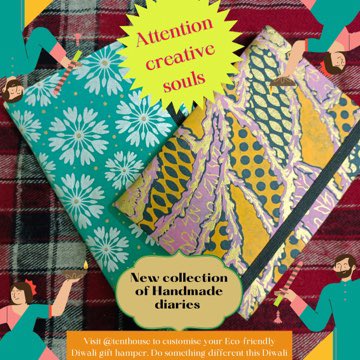 nsaha728's tweet photo. When it comes to gifting, handmade diaries are pure love ❤️. 

DM for orders and enquiries. Also, visit @tenthouse786 on Instagram and Facebook. 

#handmade #diary #Diwali2021 #Diwaligift https://t.co/8ZQW6je8db