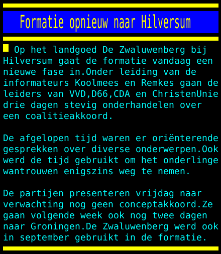 Kabinetsformatie2021