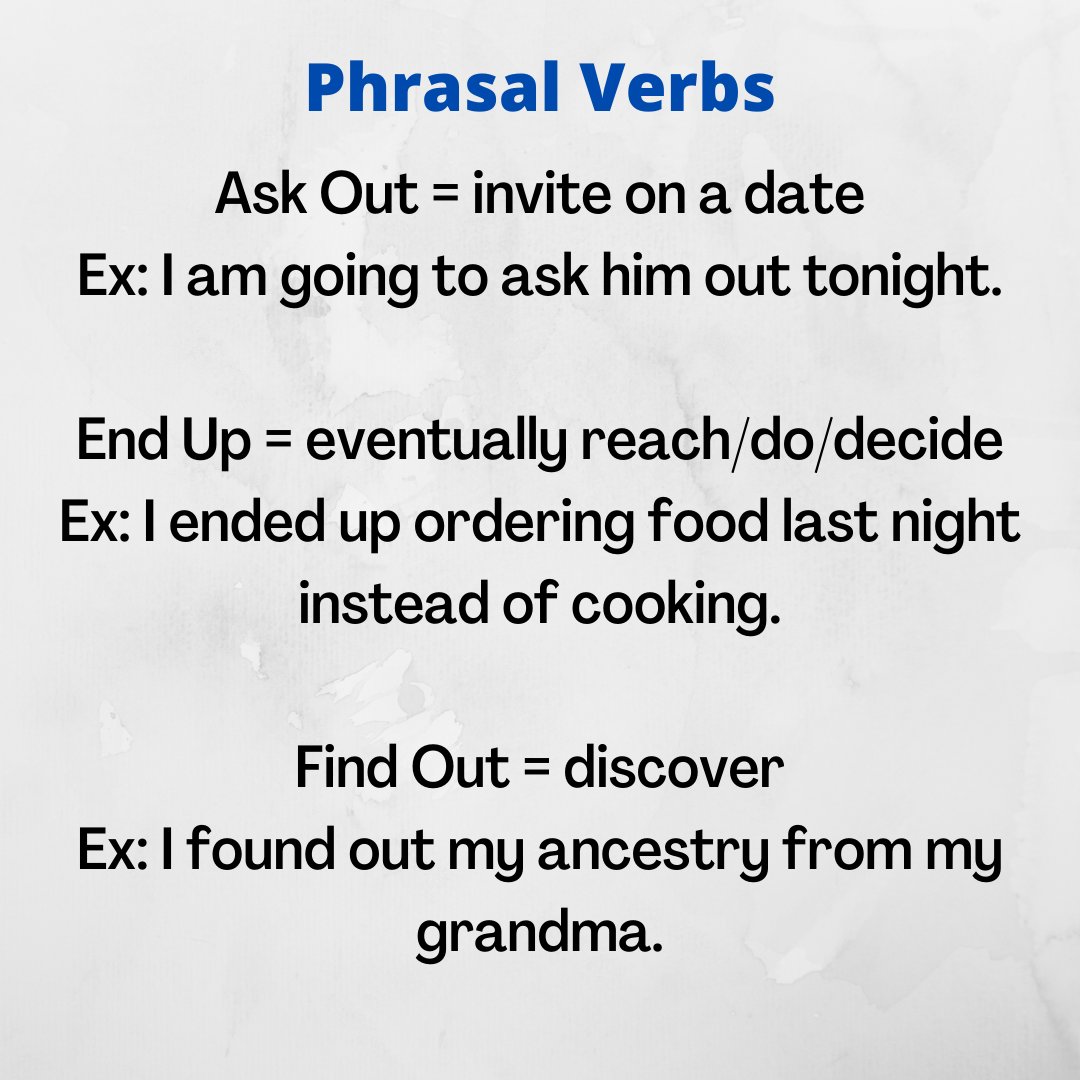 Kaylin_Teacher's tweet photo. #Englishvocabulary #Englishwords #LearnEnglish #Englishlearner #Englishlearners #Ingles #Englishonline #onlineEnglishlearning #LearningEnglish #英語 #английский #Anglais #Англійська #Englishwords #IELTS #TOEFL #Englishlearning #Englishonlinelearning #Englishteacher #phrasalverbs https://t.co/zxS5UWLcAM
