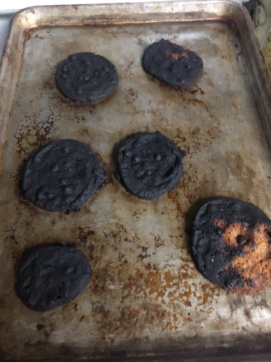 My kid decided to make “special” cookies with a high THC content, and he decided he could cook them even quicker on broil.  They caught fire and he hotboxed the entire house.  Was a very mellow evening for us including the cats and dogs. FML
#bakedbybaking
#thccookies #baked
