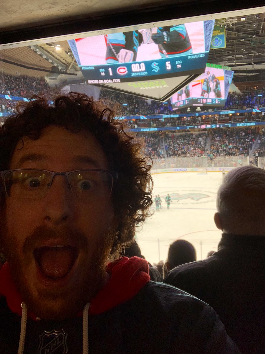 🏒 Witnessed history tonight. 1st home game win!! Go <a href="/SeattleKraken/">Seattle Kraken</a>! 🚨