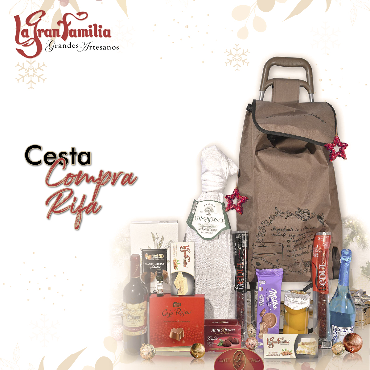 TurronesLGF's tweet image. Si aún no has hecho el pedido de #CestaDeNavidad para tus #clientes, #familia o #empleados, te dejamos con más ideas deliciosas 🎁 #Cestas con productos variados# Gourmet que enamoran paladares y corazones 🥰 ¡Haz ya tu pedido y no te quedes sin tus Cestas de #Navidad! 🎄