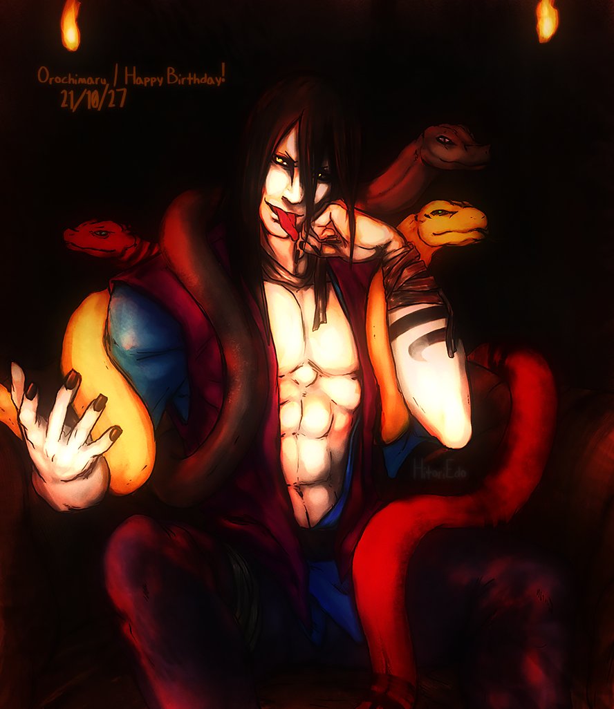 Happy Birthday to Orochimaru!
Please enjoy, and do not repost my art.

#orochimaru #naruto #fanart #anime #manga #digitalart