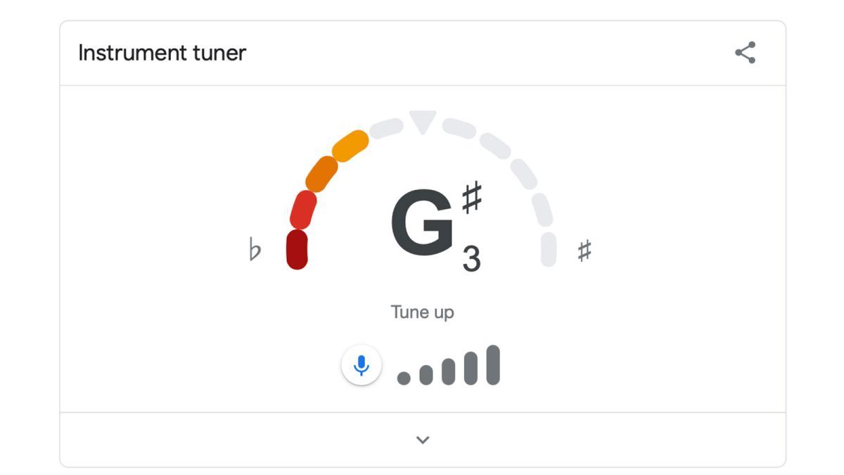 RSDAustralia's tweet photo. Google has added a new built-in guitar tuner to its search page. Players who need to find a tuner quickly can now simply enter the term ‘google tuner’ to access the tool. https://t.co/d3DqAxoZuv https://t.co/RHGzZVH5ou