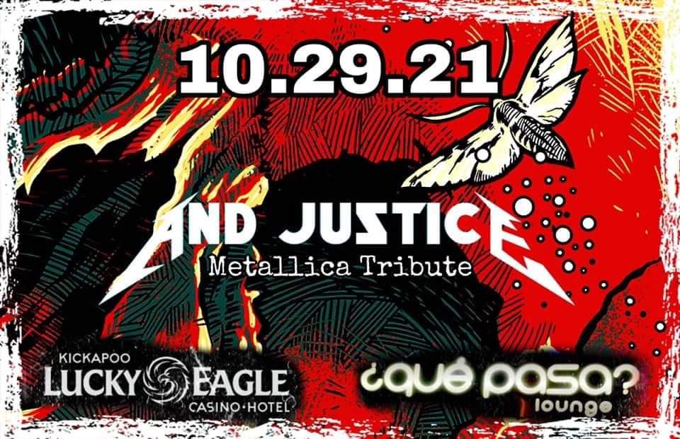 Metallica tribute by #AndJustice 

Fri. 10.29