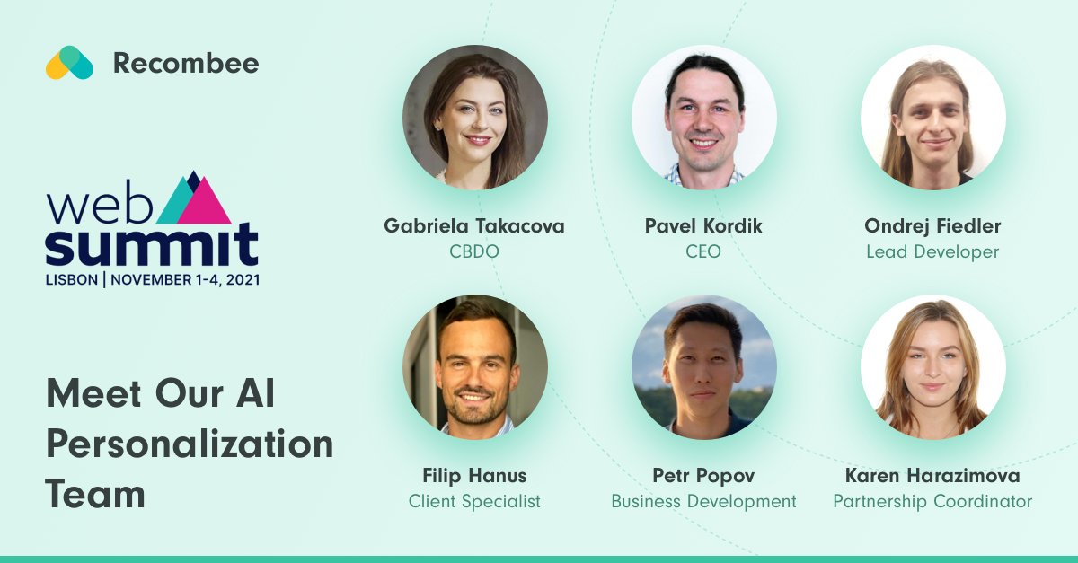 recombee's tweet image. The countdown has started! We can’t wait to introduce our AI #recommendationengine at the best technology conference on the planet, also known as @WebSummit 2021, 1-4. November.👋

☕️ Come say hi at our stand B412, located in Pavilion 4 on 02/11/2021, or message us via the app!🚀