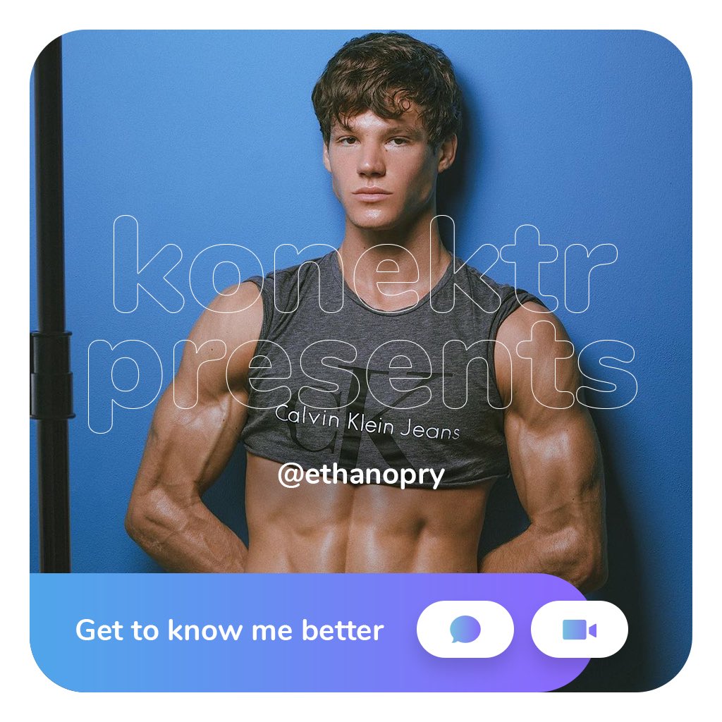 KonektrApp's tweet photo. @EthanOpryFan is an internationally renowned male model and athlete. He’ll be turning his followers into friends on @KonektrApp

https://t.co/vVp1beKyin https://t.co/WJ6KCxanrW