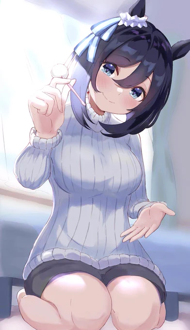 「はいっどうぞ」
#ウマ娘 #エイシンフラッシュ 
