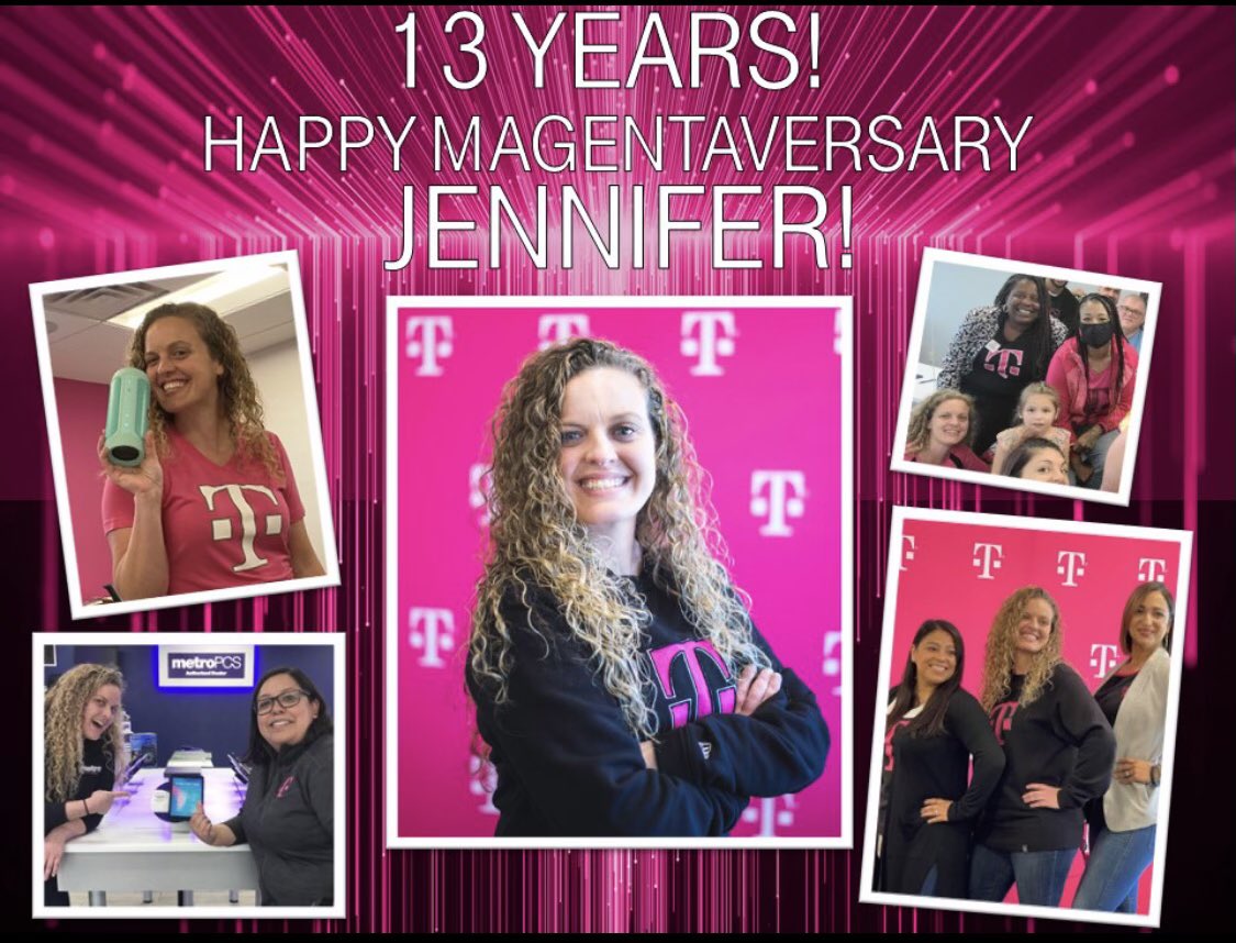 RJGomezIII's tweet image. Let’s start this Tuesday with a celebration! Join me in congratulating our very own @Jen_M0rgan on her 13th magentaversary. Thank you for everything you do for our teams! @TracyNolan_ @JonFreier #MidwestMagic