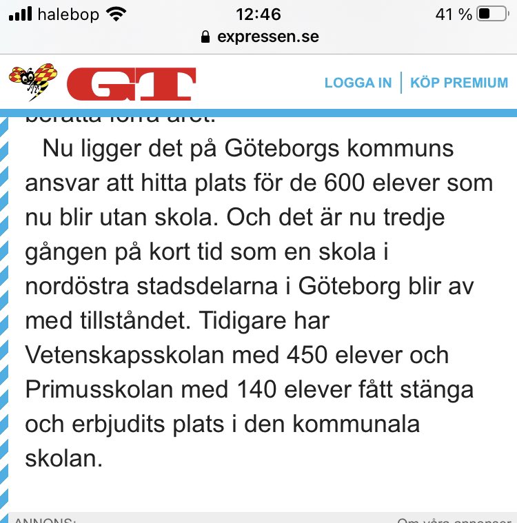 Tog bara 20 år att stänga Rörmosseskolan. Grattis till Göteborgs kommun som nu måste trolla fram skolplatser till ca 600 elever. Det är 20 klasser, fyrtio lärartjänster (i runda slängar). Tror ni att Göteborgs stad har dem liggande i ett förråd nånstans?