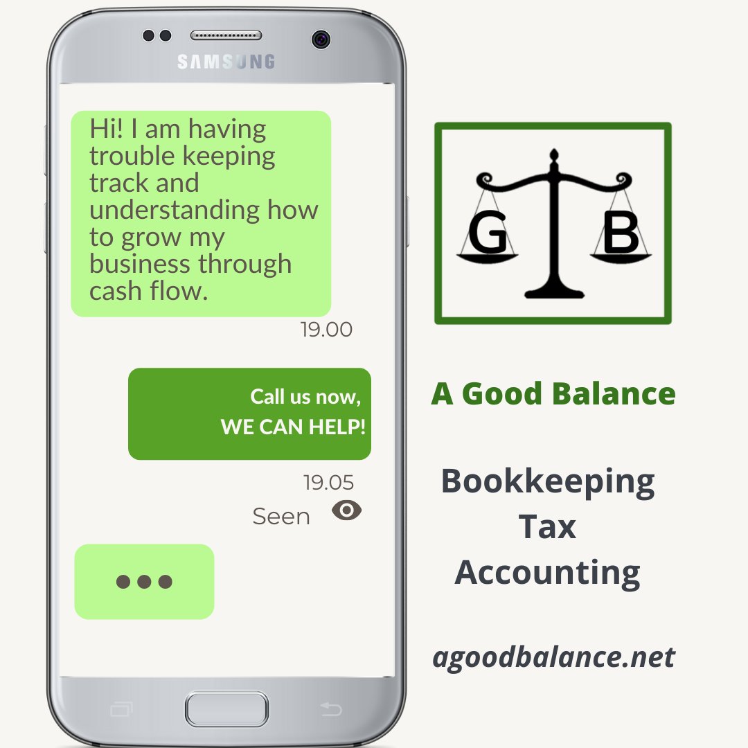 AGoodBalance1's tweet photo. 💲💲📈Cash flow📉💲💲
Lots of requests on what to do to manage cashflow within the business to sustain the ups &amp; downs &amp; consistently make payroll. Call us today!

#agoodbalance #bookkeeping #business #entrepreneur #barrie #accounting #payroll #tax #advisory #simcoecounty https://t.co/pfQ7jaHYML