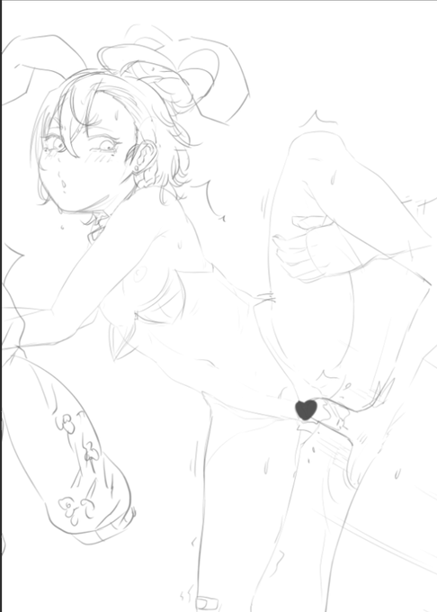 ラフだけ上げときます… 来月までには完成させます… 