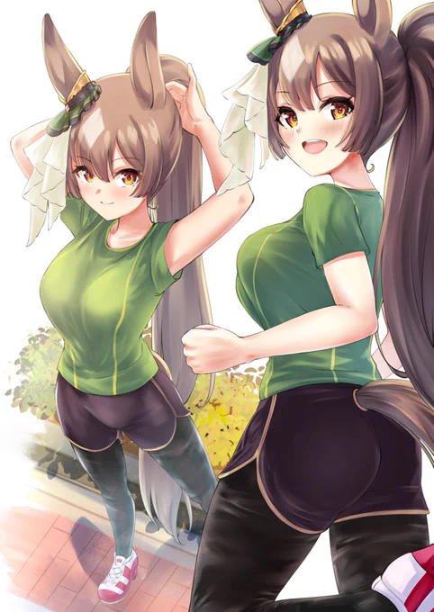 運動の秋🏃‍♀️ 
 #ウマ娘 #サトノダイヤモンド 