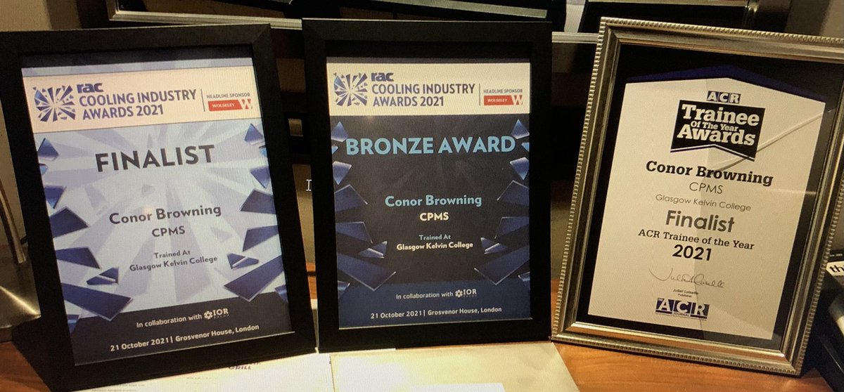Successful Awards season for Apprentice Conor Browning picking up a few accolades for his outstanding 3 years at both College and with his employer CPMS. Well done Conor.