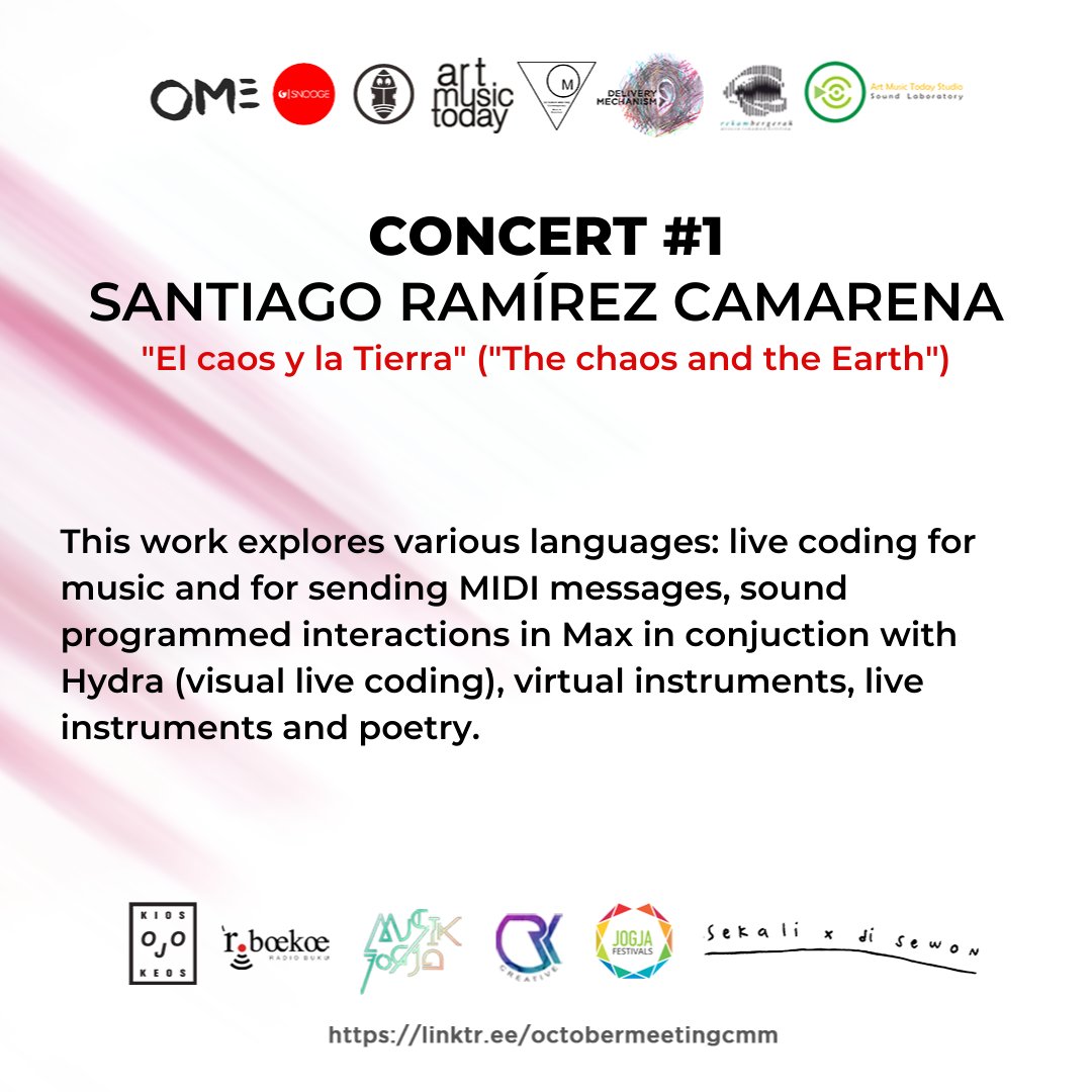 OctoberMeeting's tweet photo. Berikut kami kabarkan sinopsis konsep pertunjukan dari @ramirezc_tweets
berjudul "El caos y la Tierra" (The Chaos and The Earth)

Siaran ini sedang berlangsung secara loop di channel kami. Silakan ditonton ya 🙏

https://t.co/3qI0q9PmPD https://t.co/qDFIWuqaEH